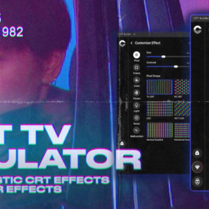 Aescripts - CRT TV Emulator for After Effects